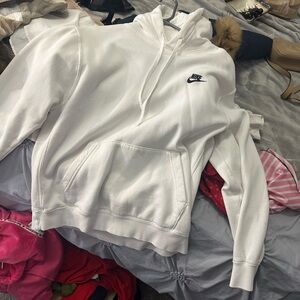 Nike White Hoodie